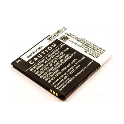 Produktbild von Akku für Alcatel TLI014C7 Li-Ion 3,7 Volt 1400 mAh schwarz.