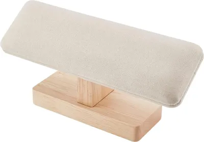 Produktbild von Armbandständer – Schmuckhalter mit T-Form – Präsentation von Schmuck – Abnehmbare T-Stange – 195 x 5 x 89 cm – Hellgrau