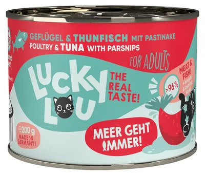 Produktbild von Lucky Lou Lifestage Adult Geflügel & Thunfisch 6x 200 g