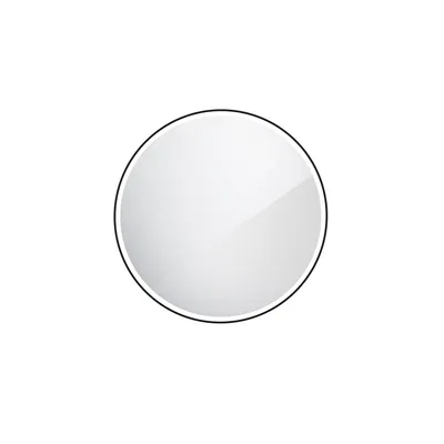 Obrázek produktu pro Černé kulaté LED zrcadlo do koupelny Nimco Ø 60 cm IP 44 ZPC 28000R-90