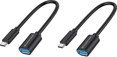 Zdjęcie produktu dla Conceptronic Zestaw 2X Adapter Usb-C Do Usb-A Otg 20Cm, Abby11B