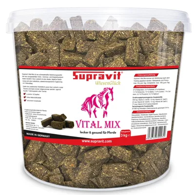 Produktbild von Supravit Vitalmix Pferdeleckerli 3kg Eimer