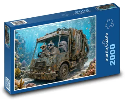 Obrázok produktu pre Puzzle 2000 Mládätá šoférujú auto - martinpuzzle