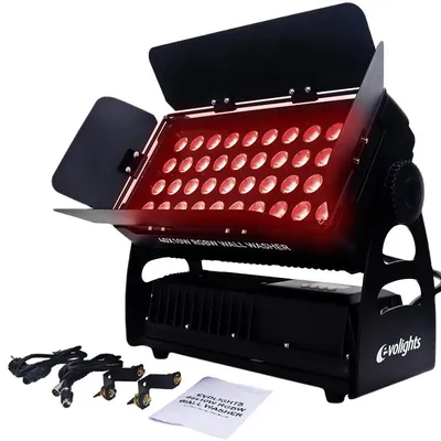 Produktbild von EVOLIGHTS 40x10W RGBW Wandfluter Außenleuchte IP65 Lichtdekoration Rahmenflügel