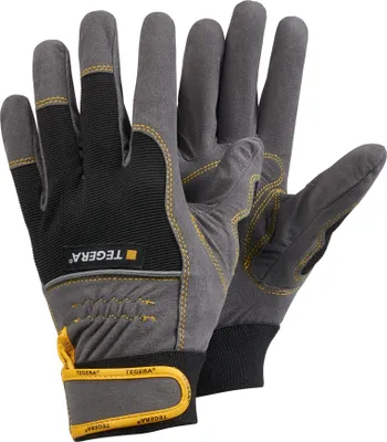 Produktbild von Handschuh aus Synthetikleder TEGERA 9220 | 6 Paar schwarz, Cat.II, 1111X, Gr. 10