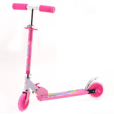 Productafbeelding van Johntoy kinderloopfiets, sportmodel, Active City Scooter, roze, verstelbare hoogte, geschikt voor meisjes