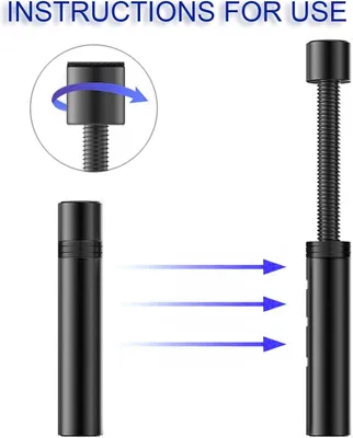 Image de Support pour carte graphique en aluminium, réglable, de 75 à 125 mm, de couleur noire, pour boîtier d'ordinateur