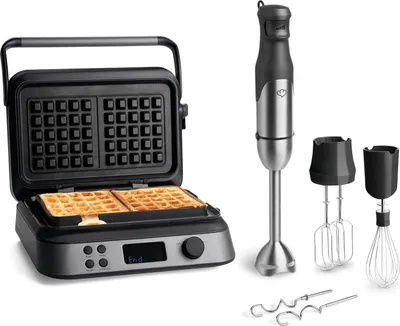 Produktbild von Waffeleisen Wanda & Stabmixer Sam