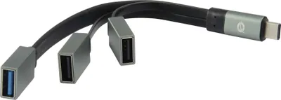 Produktbild von Conceptronic HUBBIES01G 3-Port USB 3.0/2.0 Kabel-Hub