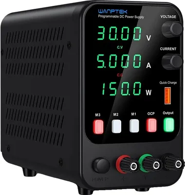 Image de Alimentation de laboratoire, tension réglable,par encodeur, APS305H 30 V 5 A
