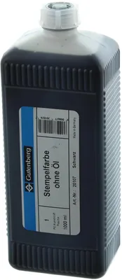 Produktbild von Stempelfarbe ohne Öl 1l schwarz