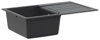 Productafbeelding van Enkele keukenspoelbak Graniet 78 x 50 x 20 cm Grafiet