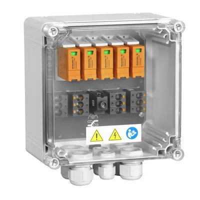Produktbild von Weidmüller Generatoranschlusskasten PVN DC 2IN/1OUTx2 2MPPT SPD2R CG 1.1kV