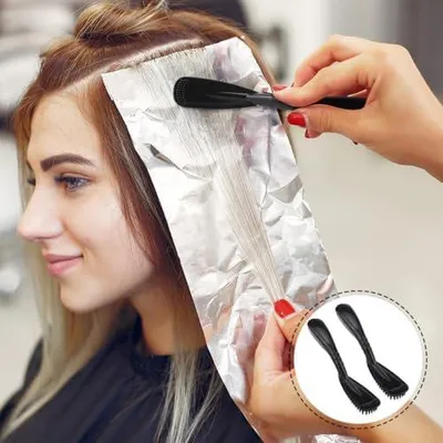 Produktbild von 6-teiliges professionelles Haarfärbe- und Strähnenkamm-Set für Salon und Zuhause