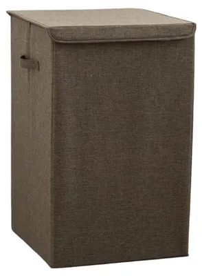 Image de Panier à linge pliable avec couvercle et sac amovible