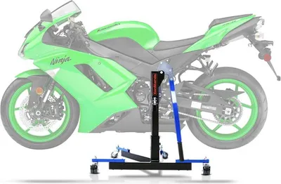 Immagine prodotto di Cavalletto centrale CS Power Evo per Kawasaki ZX-6R 07-08 Blu