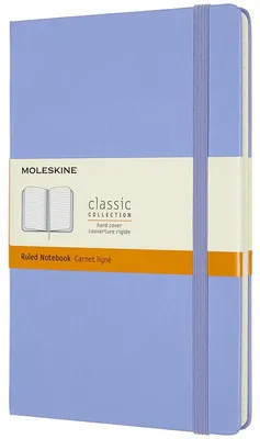 Image de Moleskine Classic Collection carnet de notes couverture rigide environ DIN A5 ligné bleu hortensia - A5