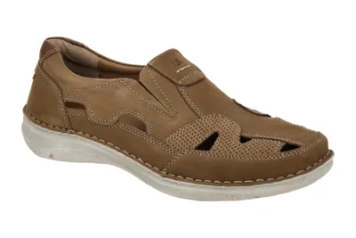Produktbild von Josef Seibel ANVERS 77 Herrenschuhe - bequeme Slipper - Halbschuhe braun NEU