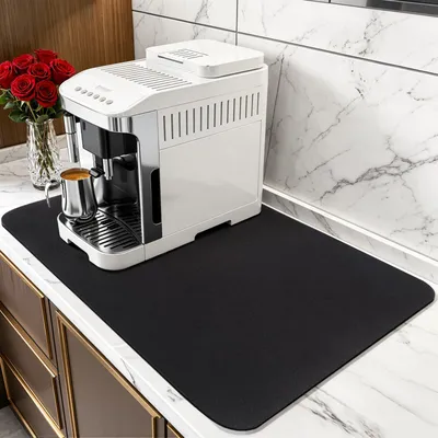 Abtropfmatte für Kaffeemaschine 30x40 cm schwarz