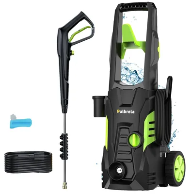 Obrázek produktu pro Elektrický vysokotlaký čistič, 1800 W, 5000 PSI, 3,0 GPM, 4 trysky, přenosný design