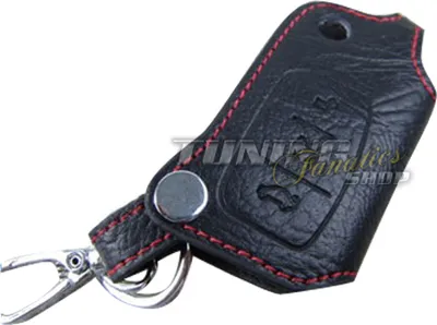Produktbild von Schlüsseltasche Schlüsseletui Schlüssel Etui Hülle LEDER Rot #1 für Ford