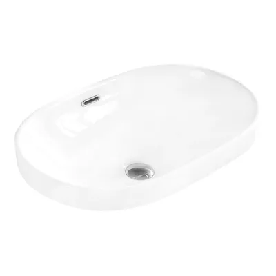 Zdjęcie produktu dla Mexen Viki umywalka wpuszczana w blat 61 x 40 cm, biała - 25356100