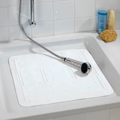 Zdjęcie produktu dla Wenko 3210401100 Mata prysznicowa 55x55cm biała, biały