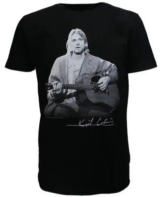 Produktbild von Kurt Cobain Live Gitarren-Foto-T-Shirt - XXL