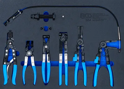 Produktbild von BGS 504 Schlauchklemmenzangen-Set in Werkstattwageneinlage