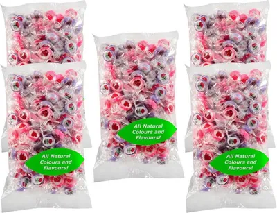 Produktbild von Sweet Stories Rocks Candies Love Mix 500g im Beutel Lutsch-Bonbons (5er Pack)