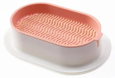 Image de 2 bacs de culture hydroponique sans semences pour l'herbe à chat, 2 x 10 cm de hauteur, avec bac de culture pour serre, jardin, intérieur, décoration