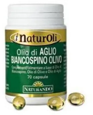 Immagine prodotto di Naturoli Olio Di Aglio Biancospino Olivo 70 Softgel