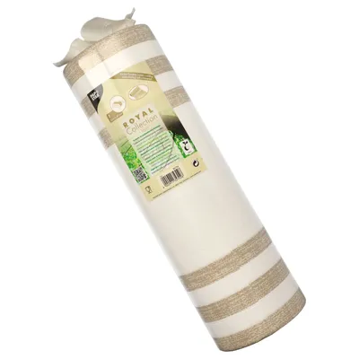 Immagine prodotto di Papstar runner da tavola in tessuto sabbia PV Tissue Mix 24mx40cm Linee