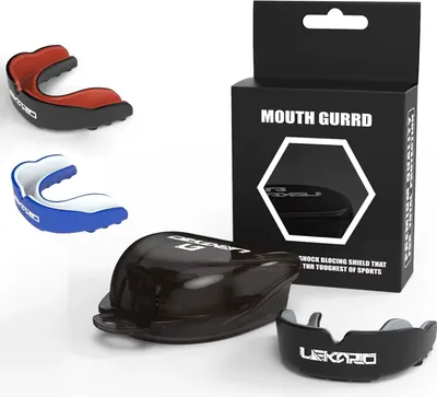 Produktbild von Sport-Zahnschutz PREMIUM - Mundschutz Boxen, Anti-Shock-Frame, Gel Schutz, Unisex, Einheitsgröße