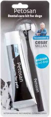 Produktbild von Petosan Mittel 7-15kg Zahnpflegeset Für Hunde Durchsichtig  Durchsichtig One Size