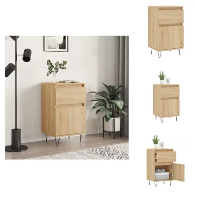 Produktbild von vidaXL Sideboard Sonoma-Eiche 40x35x70 cm Holzwerkstoff -  Sideboards