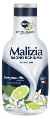 Zdjęcie produktu dla Płyn do kąpieli Bagno Bergamotto/Salvia 1l - Malizia