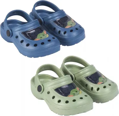 Produktbild von Star Wars Madalorian Yoda Clogs Kinder Sandalen Badeschuhe – Grün / 28/29