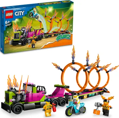 Obrázok produktu pre Stavebnica LEGO City 60357 ?aha? s ohnivými kruhmi (479 dielikov)