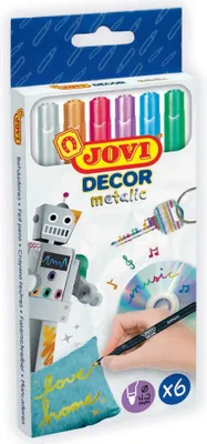 Obrázok produktu pre Jovi Metallic Markers Metalická akrylová fixka 6 ks