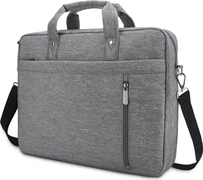 Produktbild von Laptoptasche 17 Zoll - 17,3 Zoll Aktentaschen Notebooktasche Schulter Tasche für Uni Arbeit Business (Grau)
