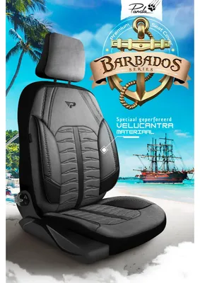 Zdjęcie produktu dla Pokrowce na siedzenia z serii Barbados – ciemnoszare – materiał Alcantara – uniwersalne pokrowce samochodowe – idealne dopasowanie do ponad 3000 modeli samochodów – zestaw na przednie siedzenia. Wersja: zestaw na przednie siedzenia, kolor: ciemnoszary