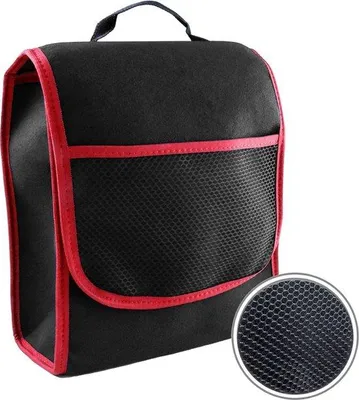 Produktbild von Famanu Kofferraumtas Organizer - Schwarz Rot
