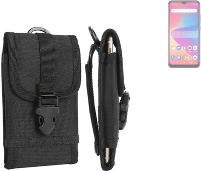 Produktbild von K-S-Trade Holster Handy Hülle kompatibel mit BLU G52L Holster Handytasche Gürtel Tasche Schutz Hülle Robust Outdoor schwarz