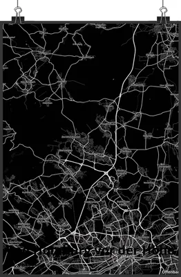 Produktbild von Mr. & Mrs. Panda Bild Bad Homburg vor der... DIN A2 - Geschenk, Stadt Dorf Karte Landkarte Map Stadtplan, Plakat, wanddeko, Wandbild, drucke, Design Poster