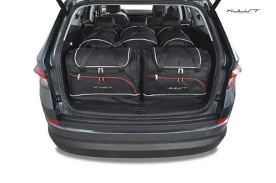 Produktbild von Skoda Kodiaq 2016-2023 Kofferraumtaschen Set 5 Stk