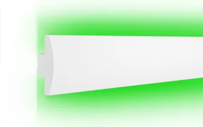 Produktbild von LED Einbauprofil aus Styropor mit Hartbeschichtung, Trockenbau Stuckleisten (20.7 Meter KD505) Dekoration Ecken Spot Innen Winkelleisten Wandleisten