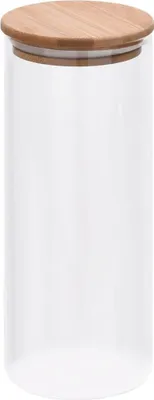 Produktbild von vidaXL Vorratsgläser mit Bambusdeckel 6 Stk. 1000 ml