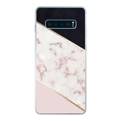 Produktbild von MuchoWow® Handyhülle Schutzhülle Hülle für Samsung Galaxy S10 Lite Marmor - Roségold - Luxus Silikon Softcase Handy Hülle - Schutz
