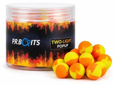 Produktbild von P.R. Baits Two-Light Pop Ups Yellow-Orange 16mm